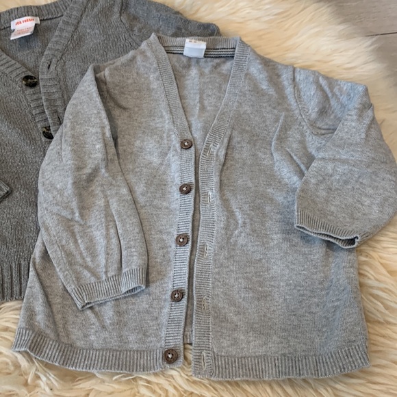 Joe Fresh and H&M Gray Cardigans in Sizes 12-18M and 18-24M - Picture 2 of 12